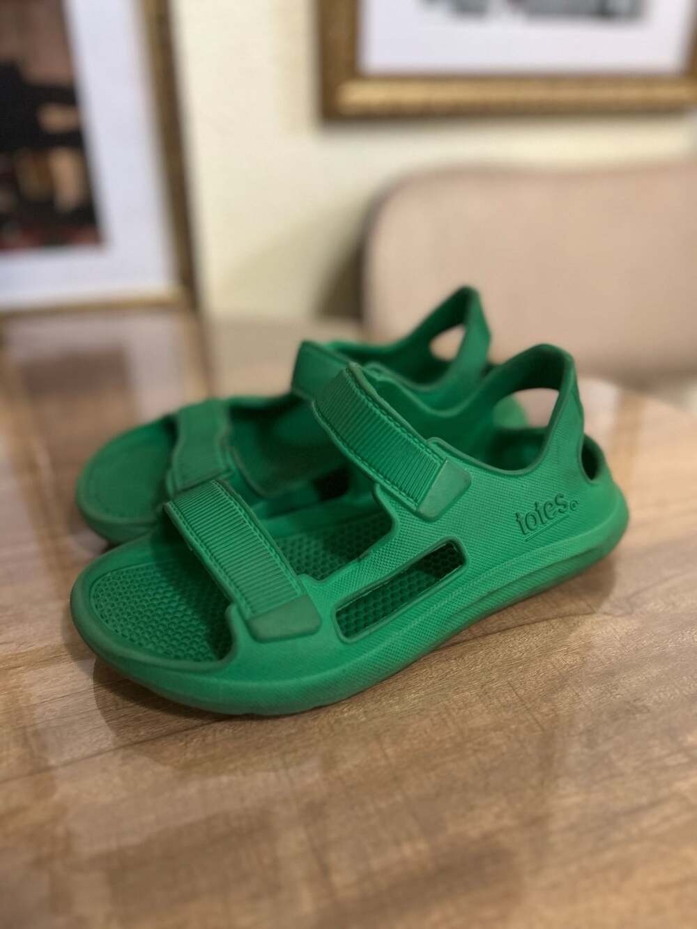 Totes Sport Sandals Size US 2-3 Green